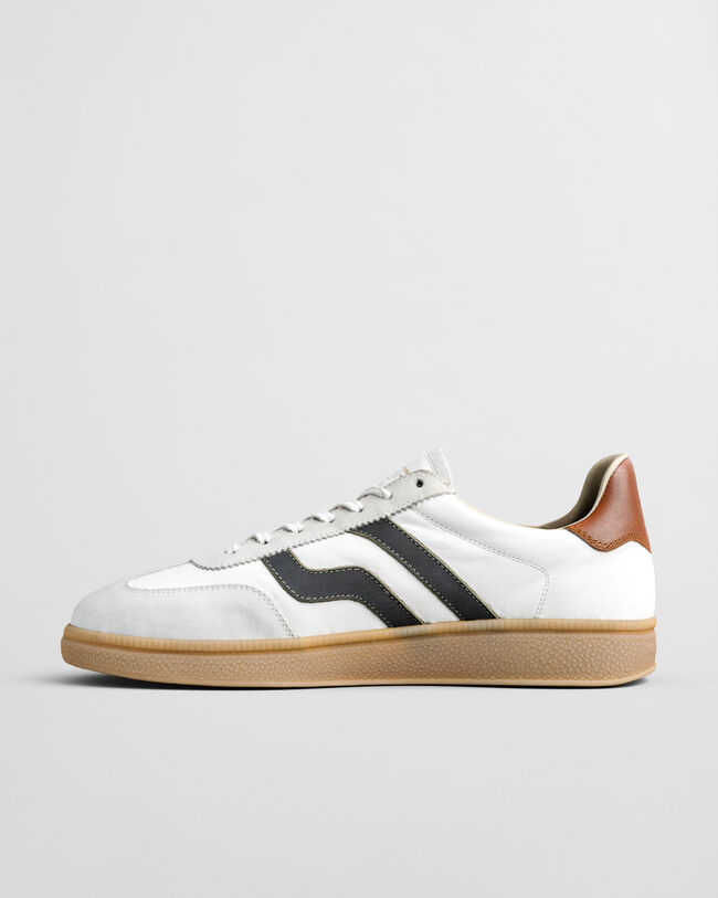 Cuzmo sneakers i ruskind og læder