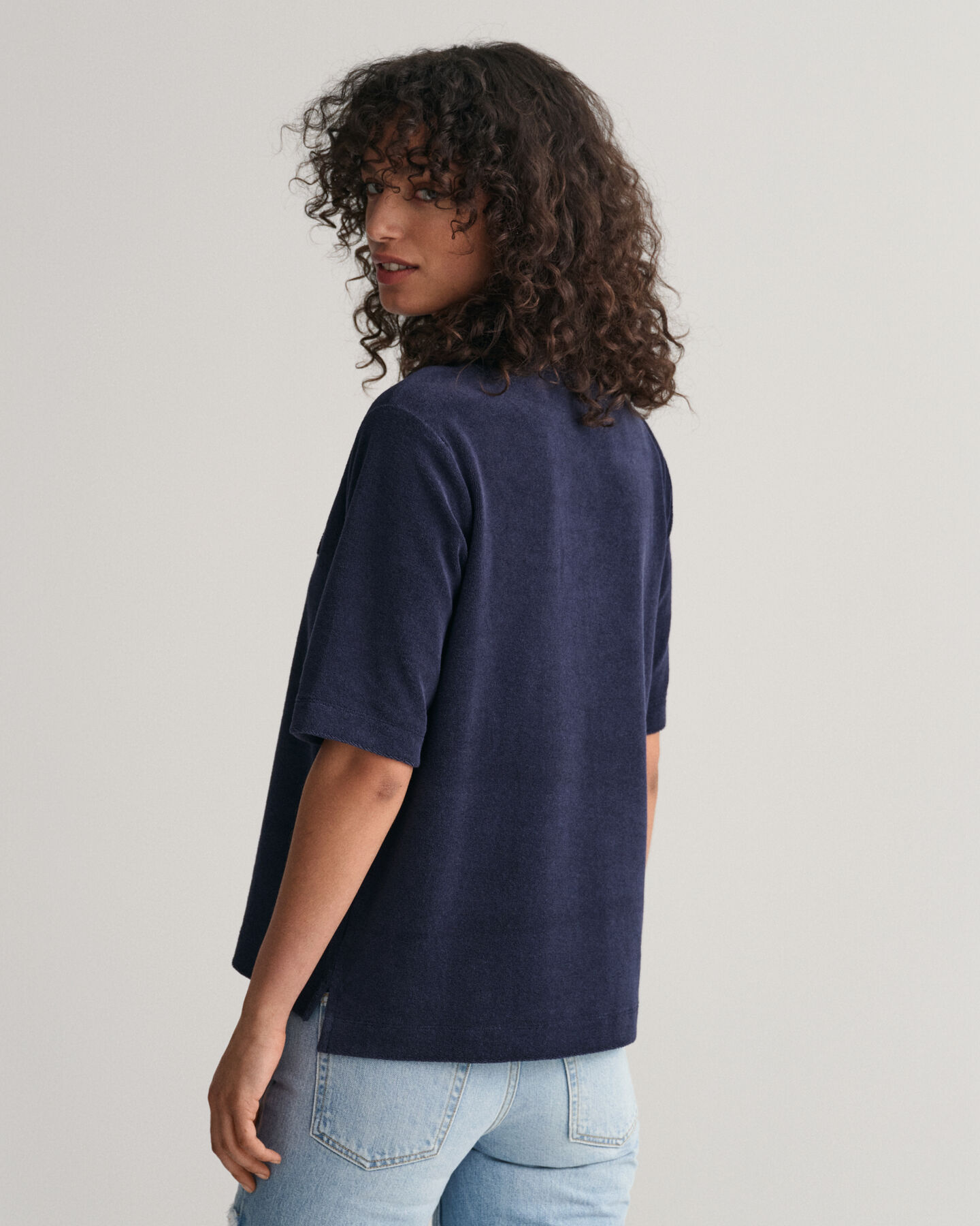 Poloskjorte af Terry Cloth