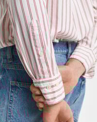 Regular fit Archive poplin skjorte med striber