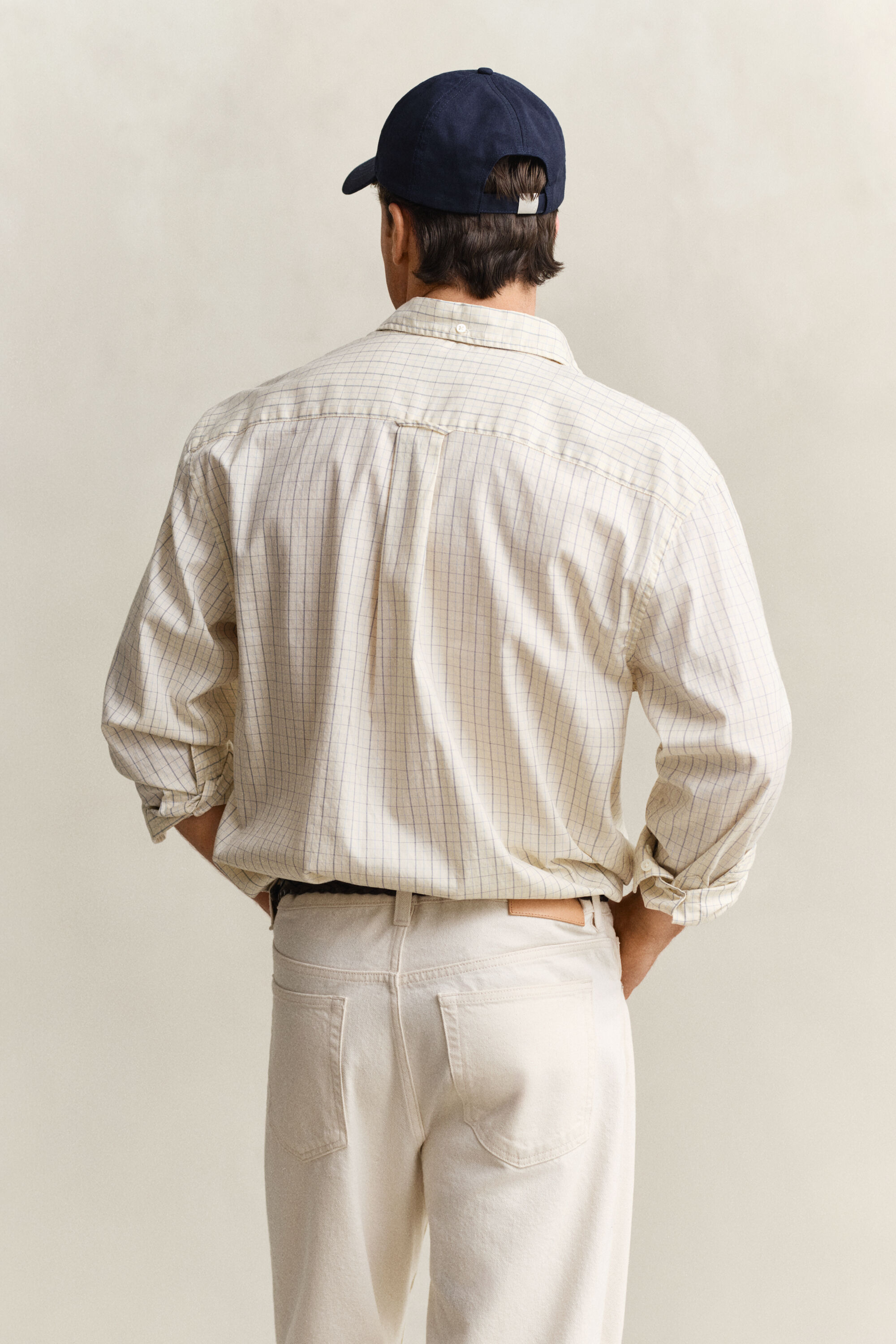 Relaxed fit Dreamy Oxford skjorte med tern