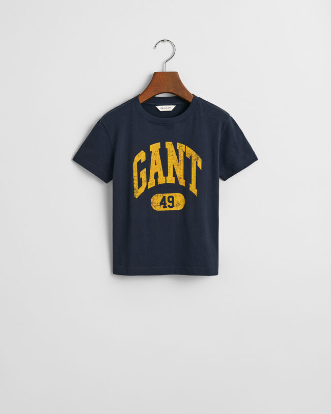 Kids T-shirt med GANT 49 Arch-tryk