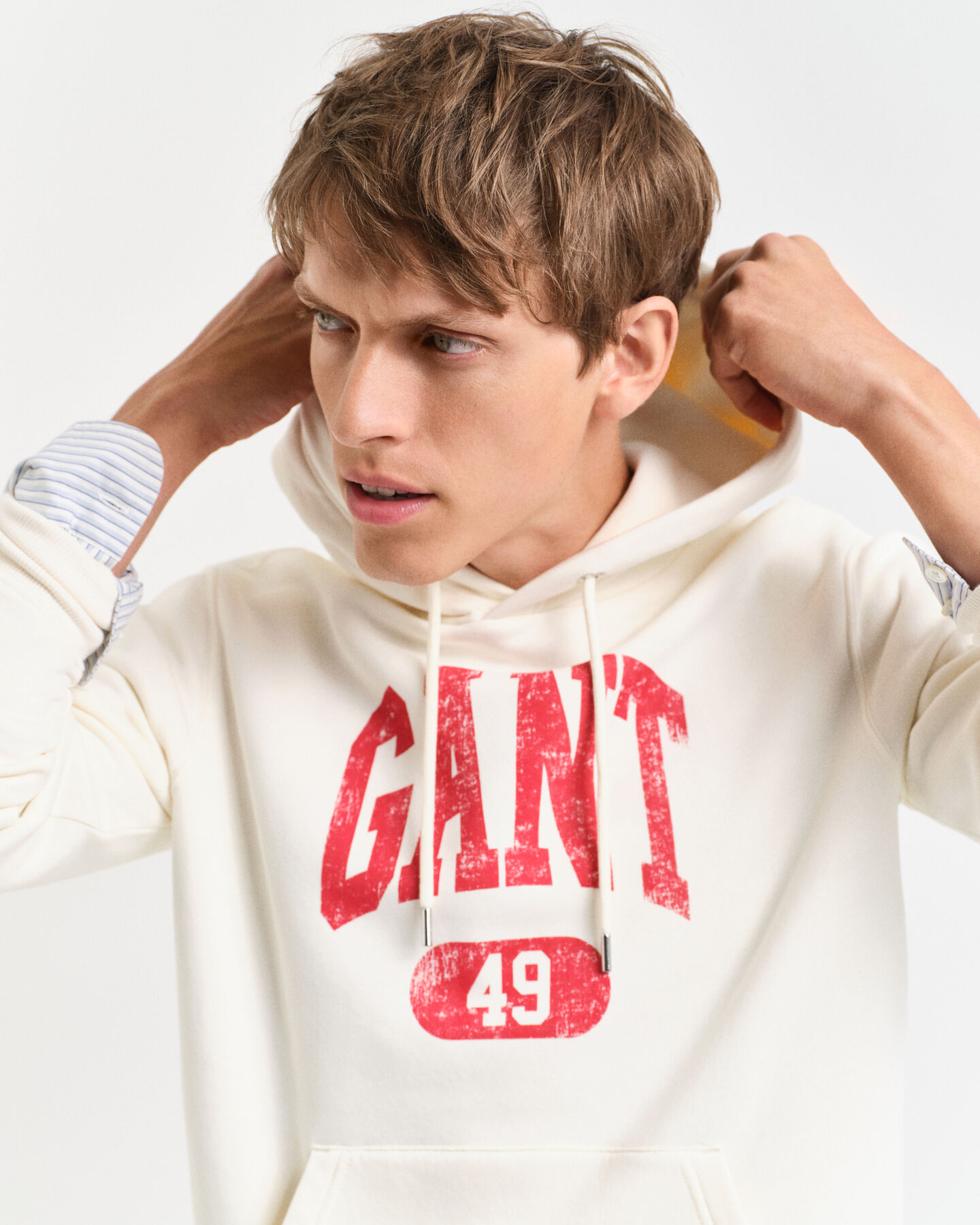 GANT 49 Arch Graphic hættetrøje