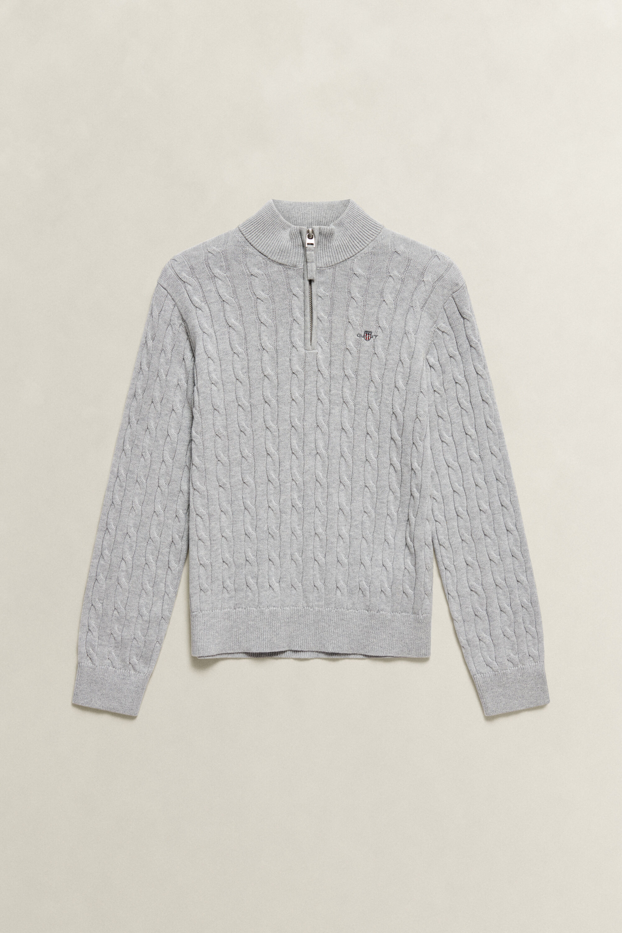 Teen Boys Shield sweater med halv lynlås