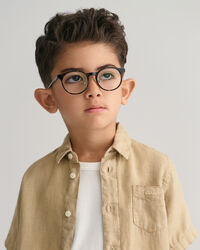 Kids h&oslash;rskjorte med korte &aelig;rmer