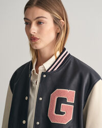 GANT Varsity Jacket af læder