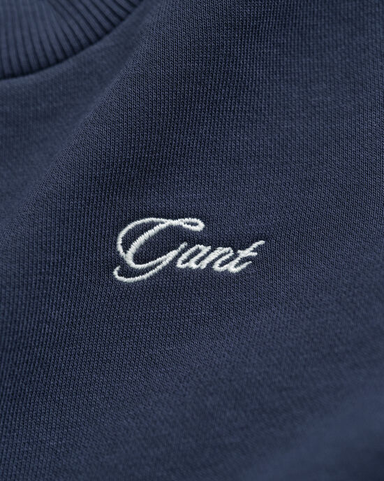 Girls jerseykjole med skrift