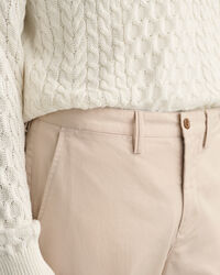 Allister Regular fit chinobukser af twill