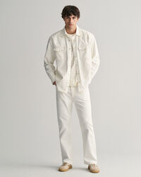 Loose fit hvide jeans