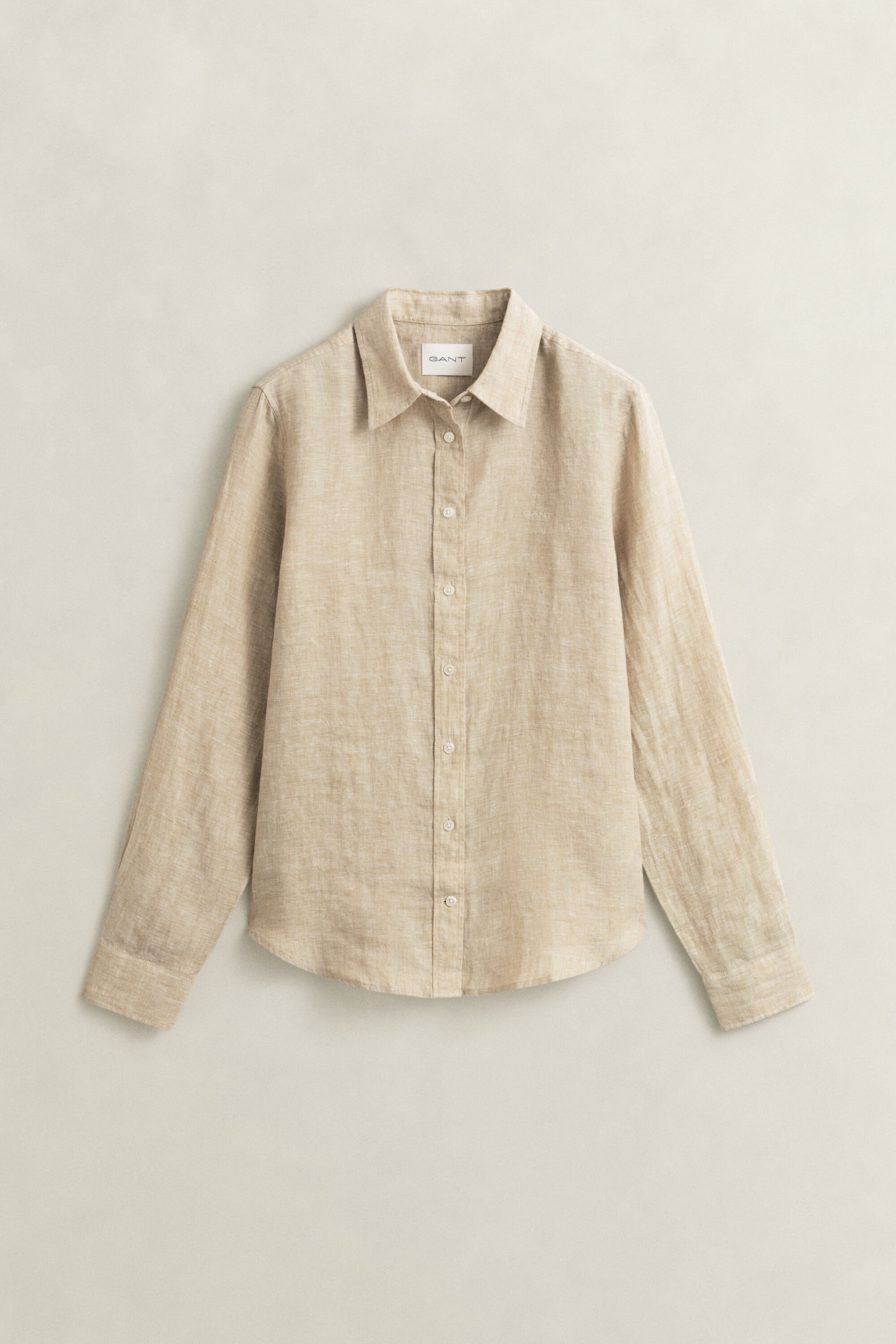 Regular fit skjorte af hør