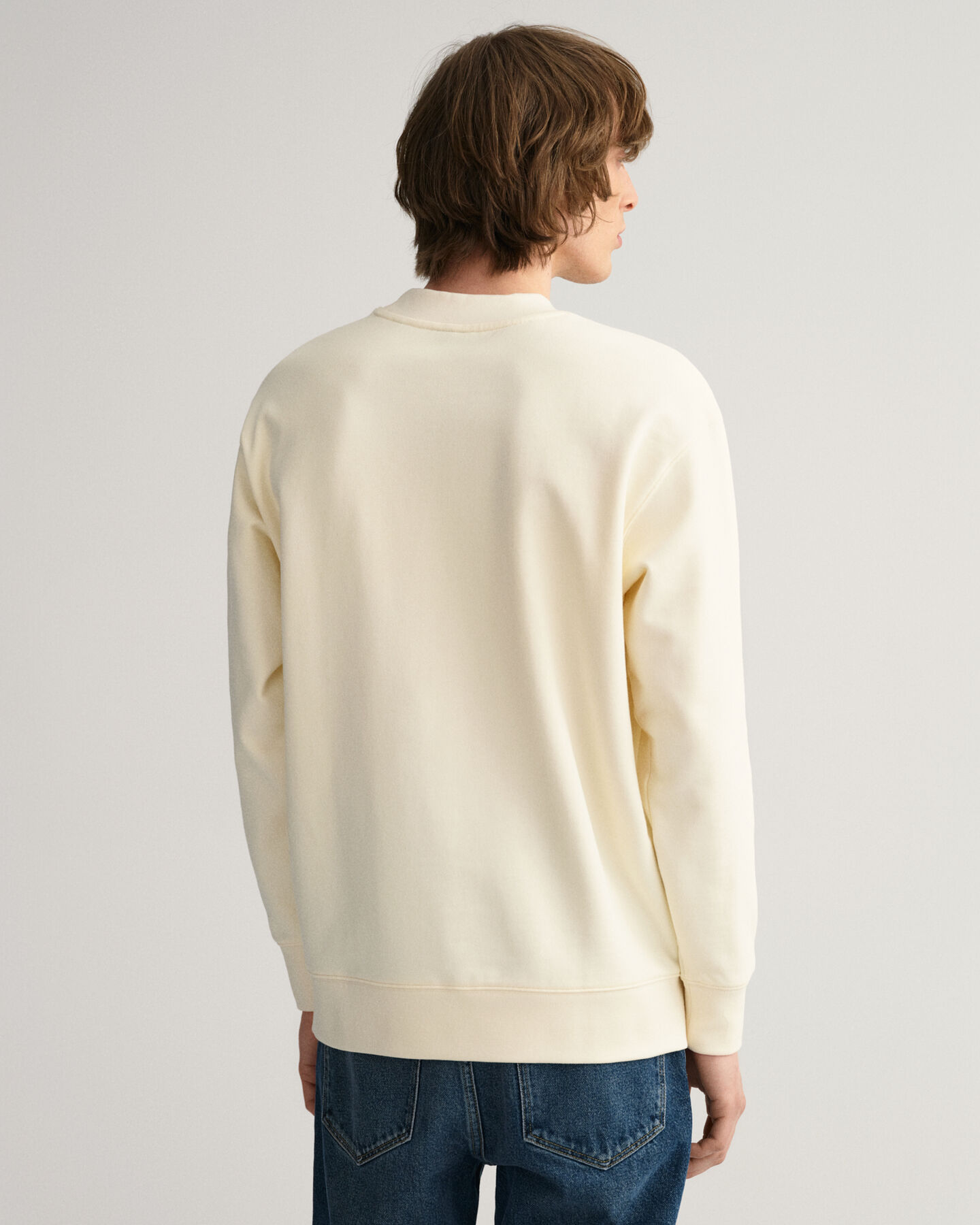 Monogram sweatshirt med crewneck