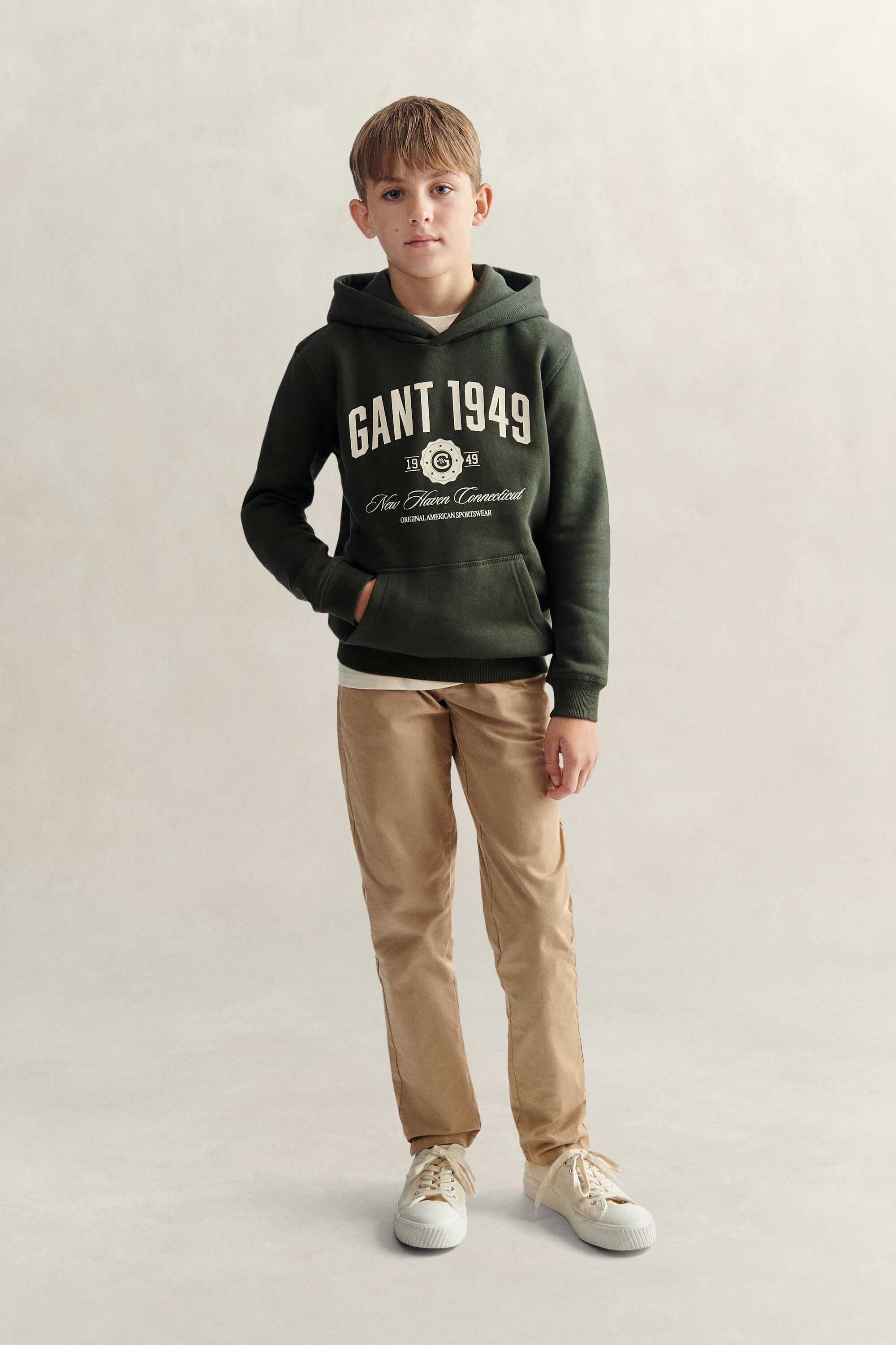 Teen Boys Collegiate hættetrøje