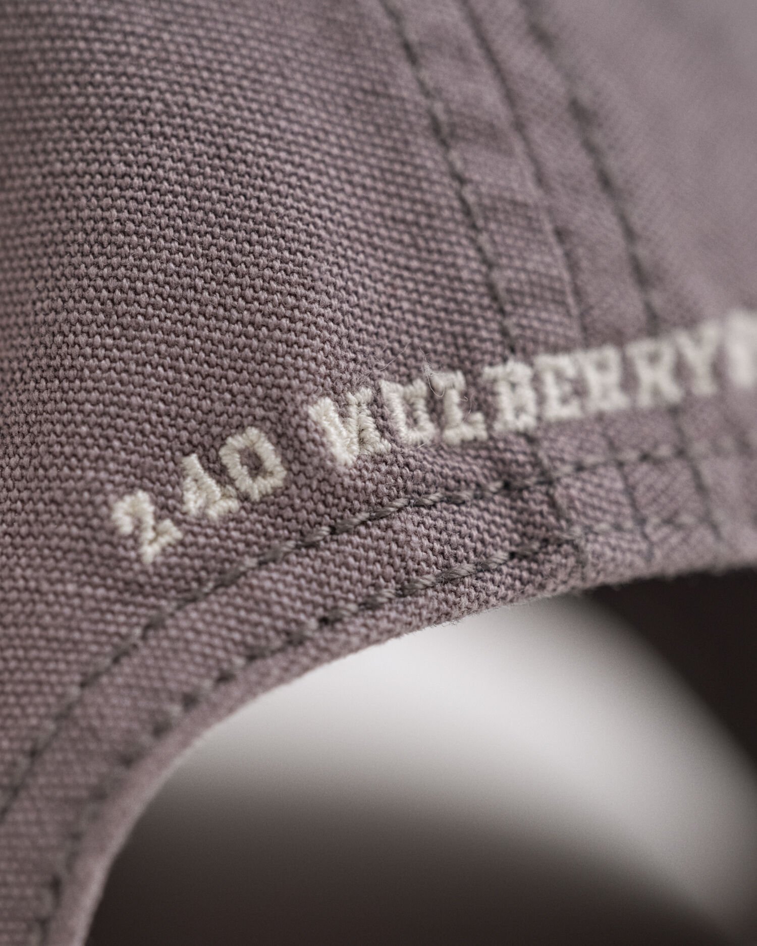 Cap i vasket lærred