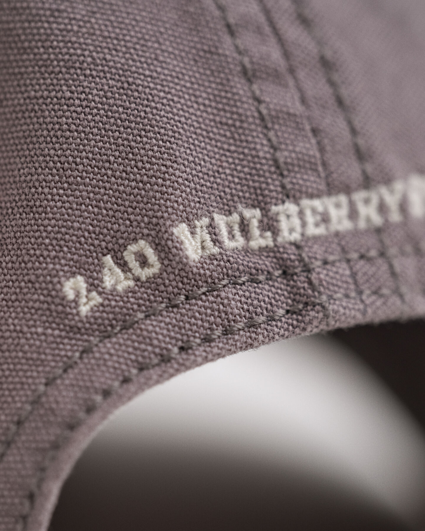 Cap i vasket lærred