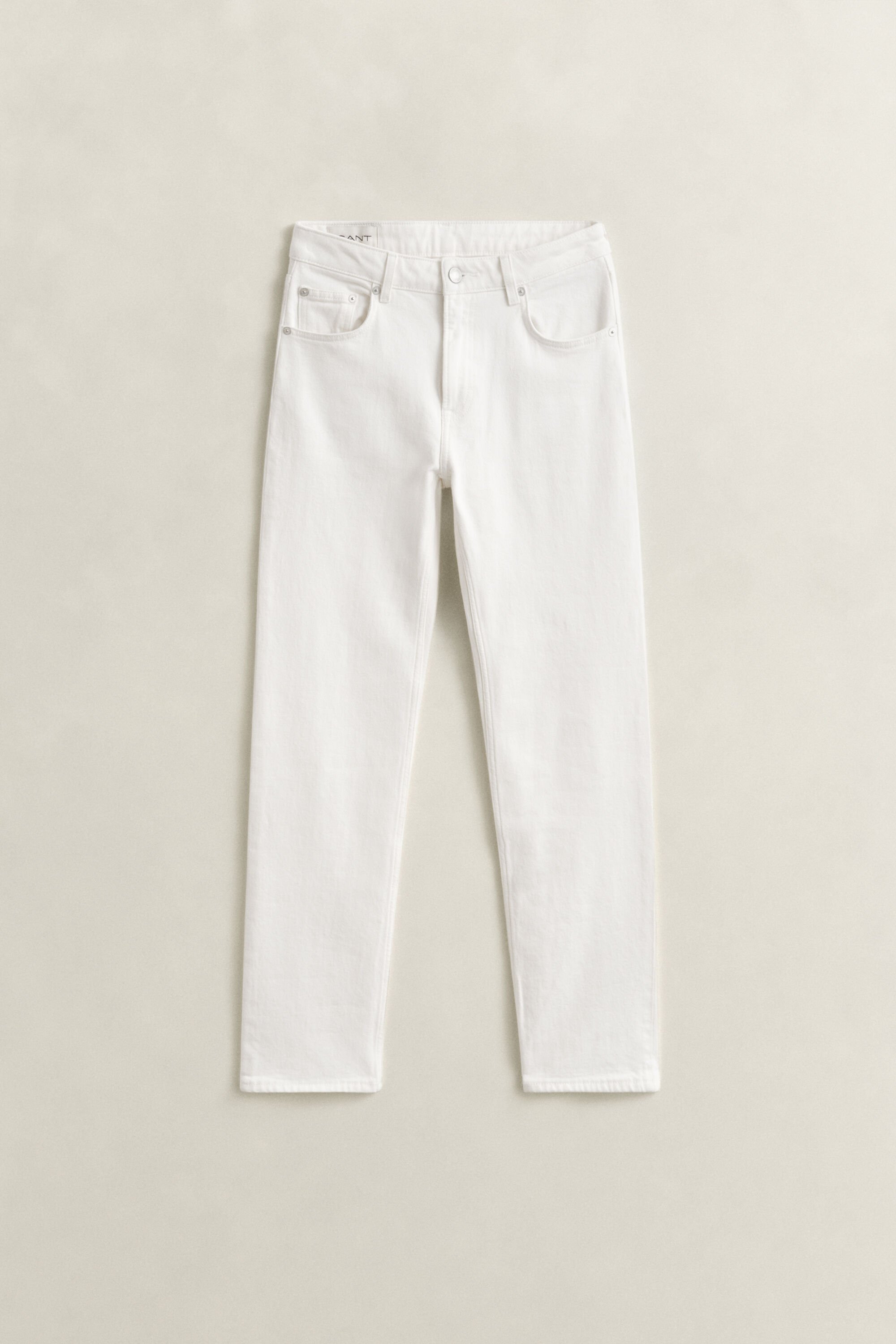 Jeans med lige ben og stræk