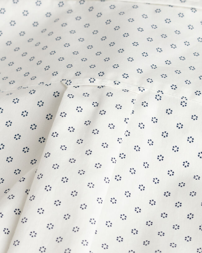 Regular fit skjorte med mikro-tryk