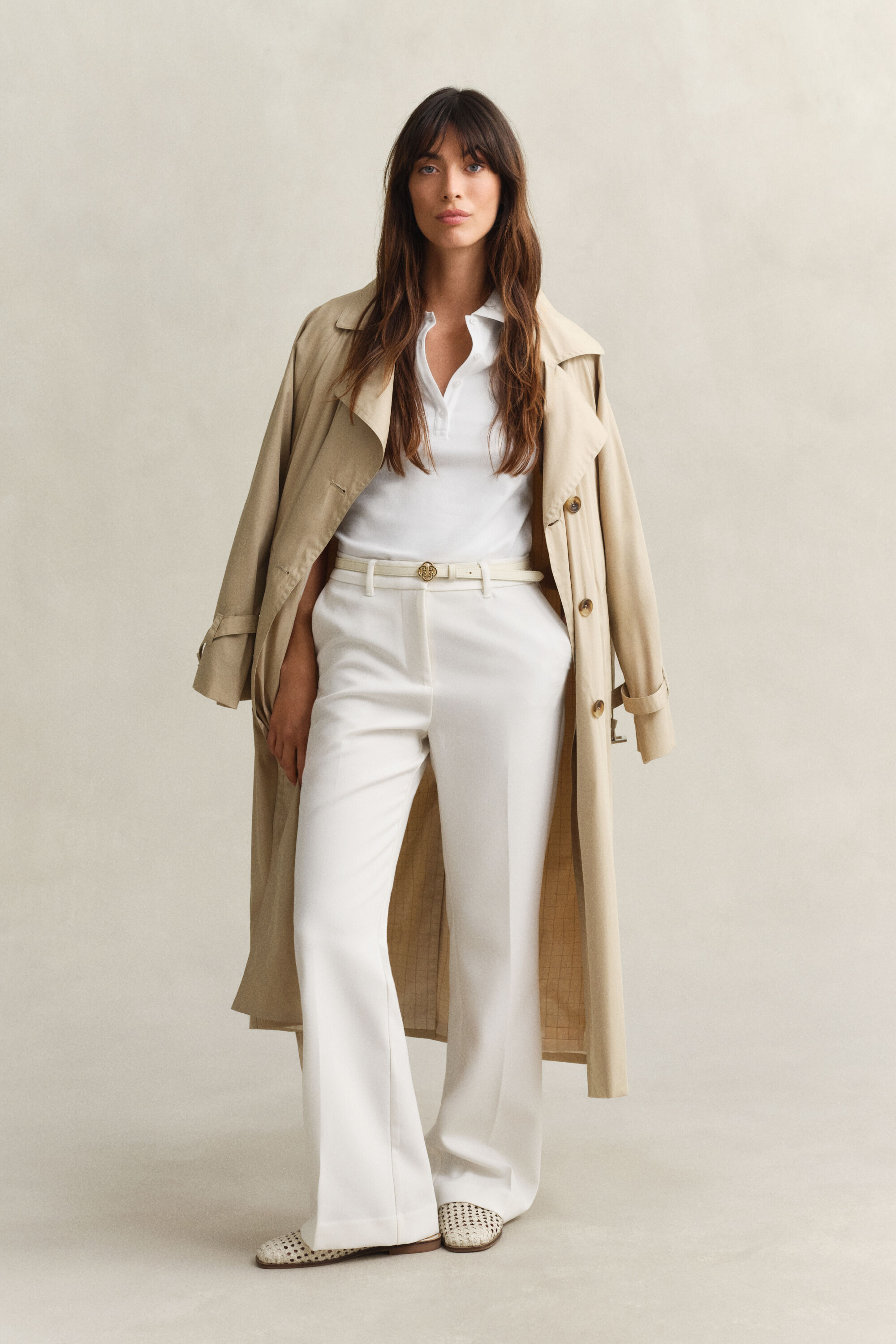 Slim fit poloskjorte