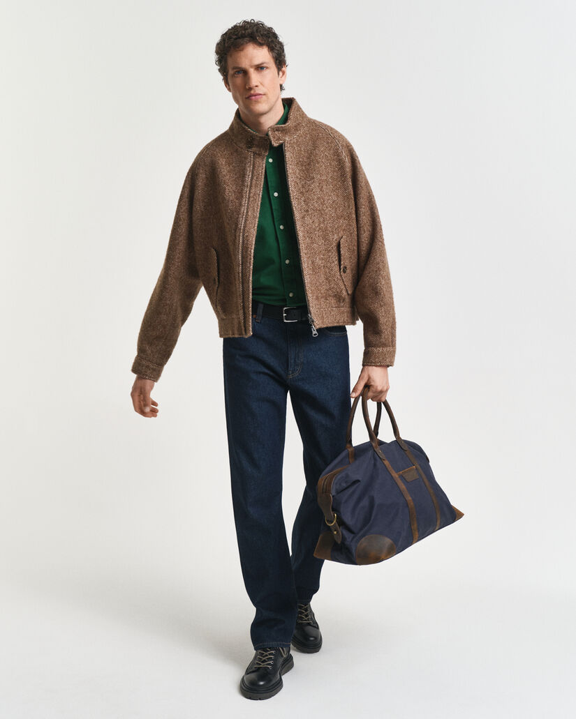 Regular fit twillskjorte