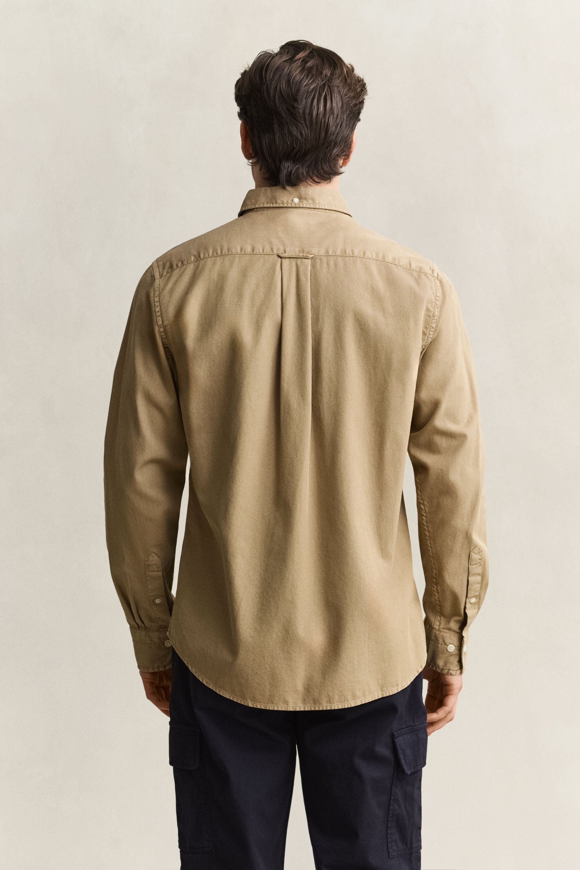 Regular fit skjorte af twill