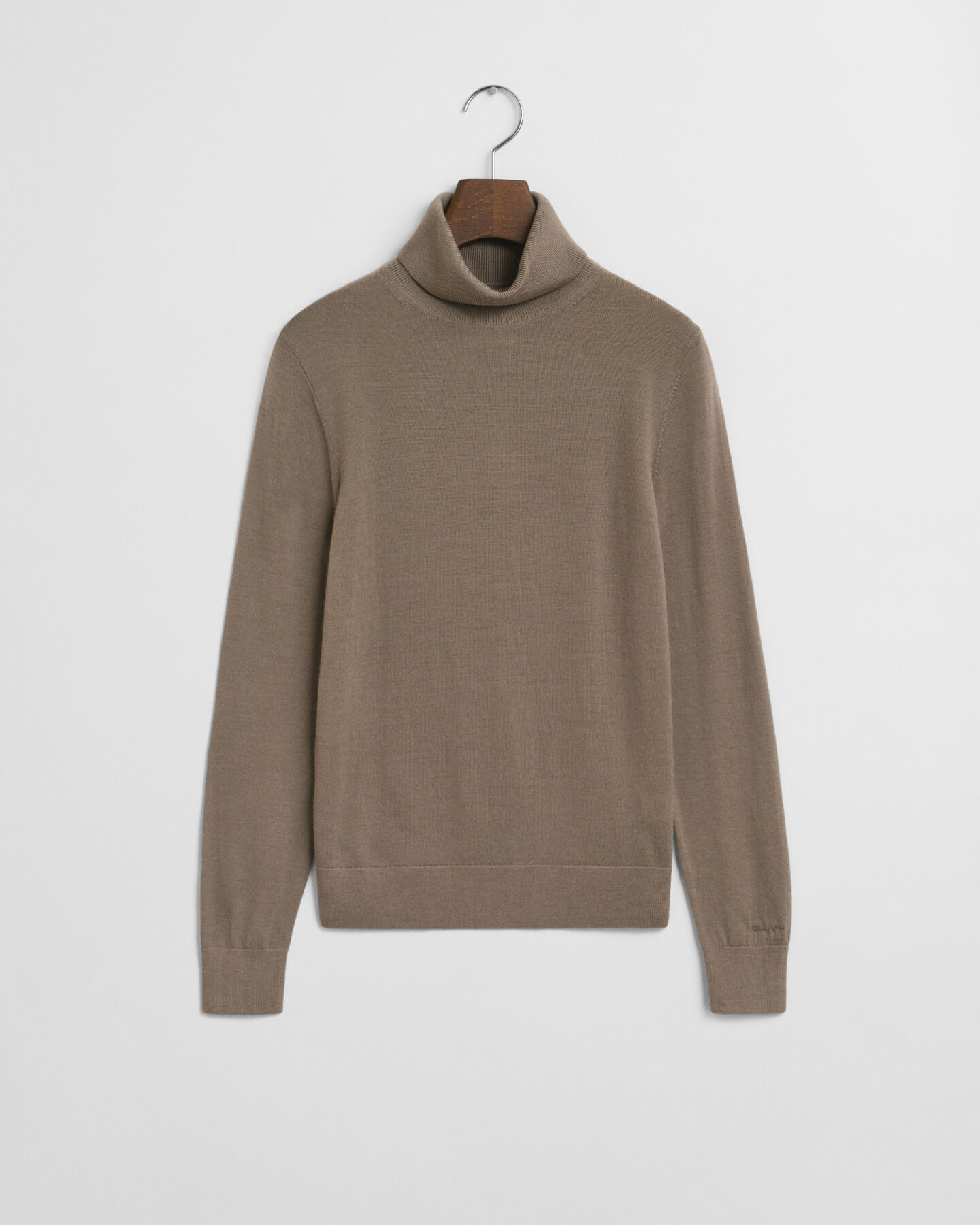 Rullekrave sweater af ekstra fin merinould