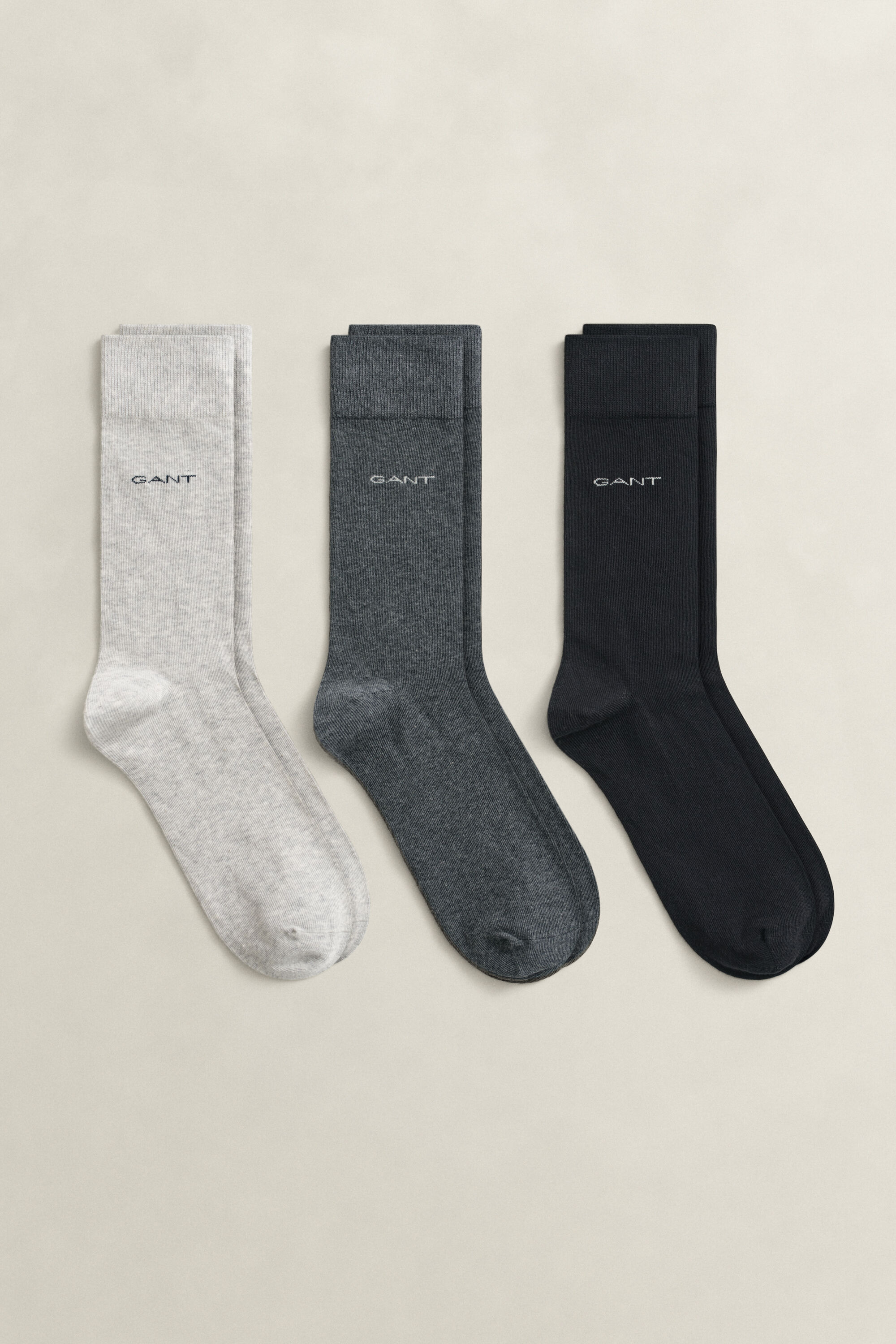 3-Pack bløde bomuldssokker