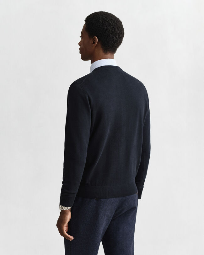 Klassiske crewneck sweater i bomuld