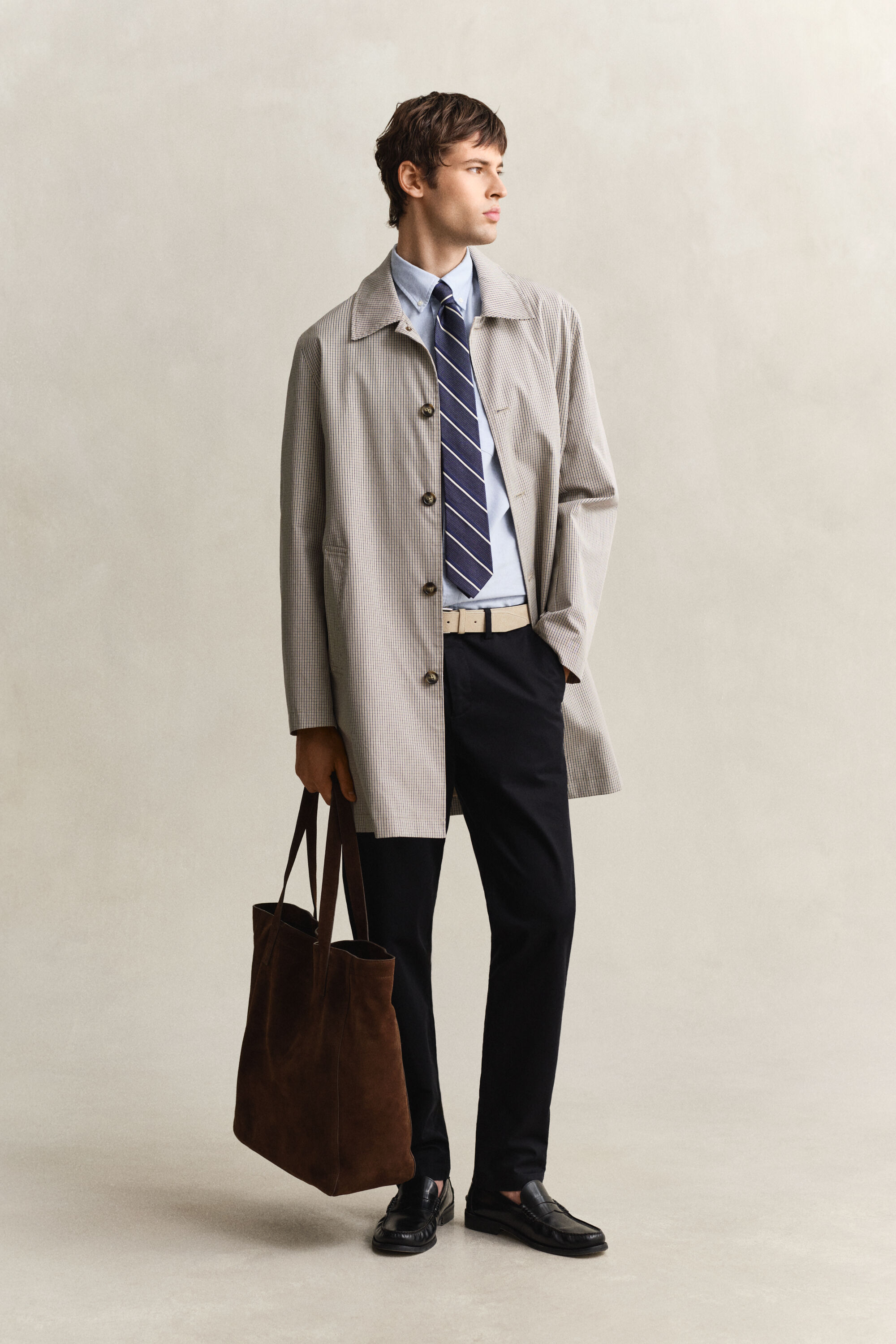 Car Coat af bomuldsblanding