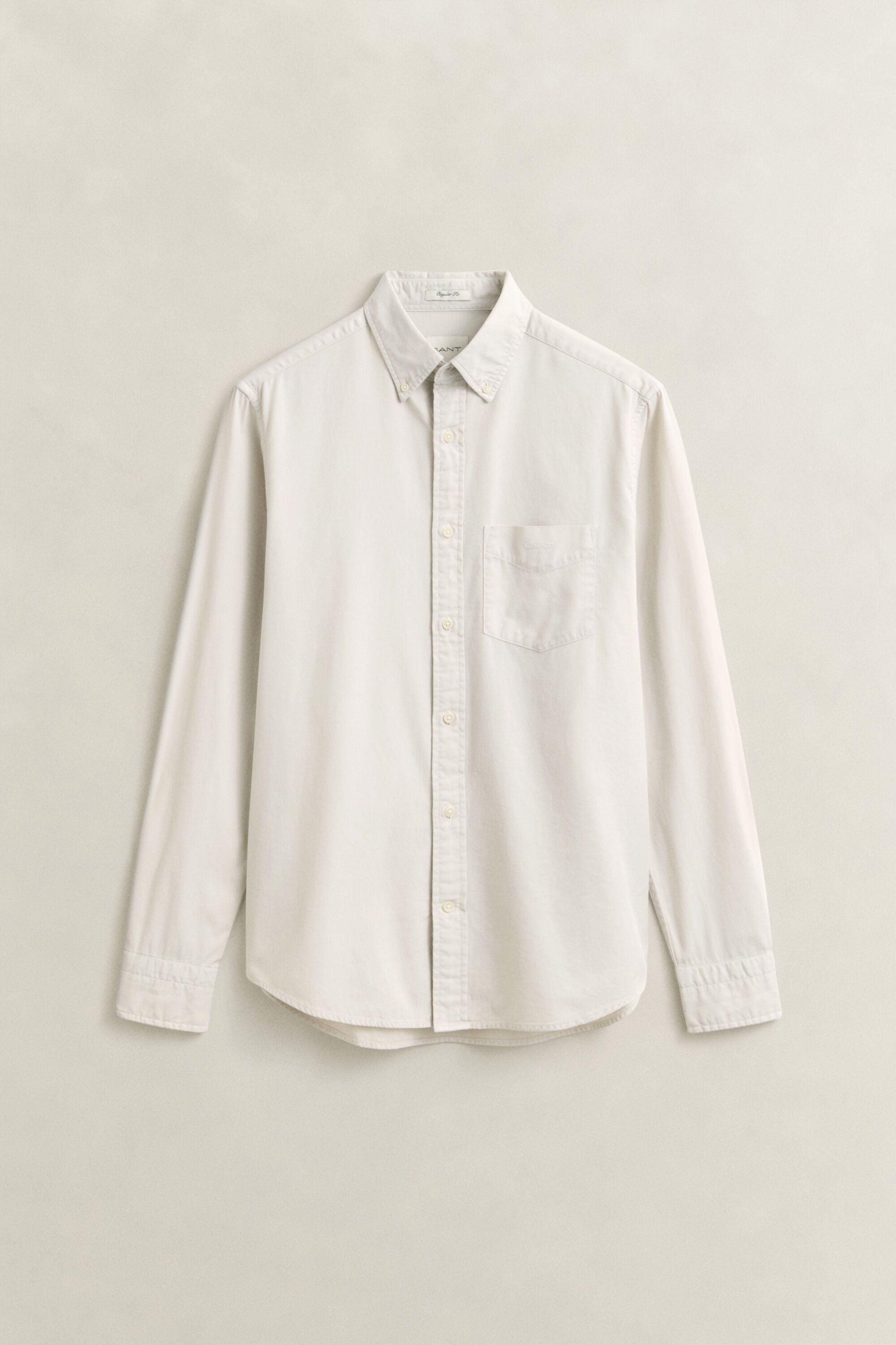Regular fit skjorte af twill