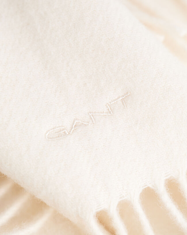 Vævet uldhalstørklæde