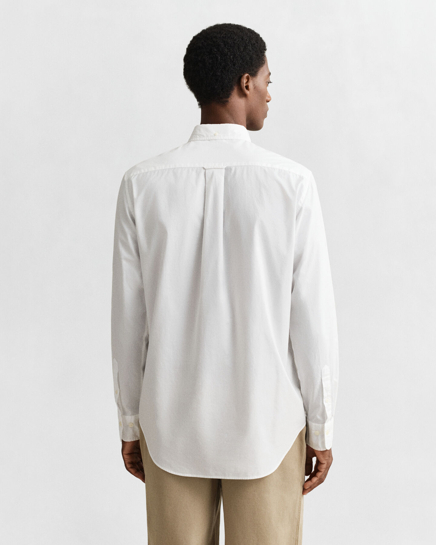 Regular fit klassisk poplin-skjorte