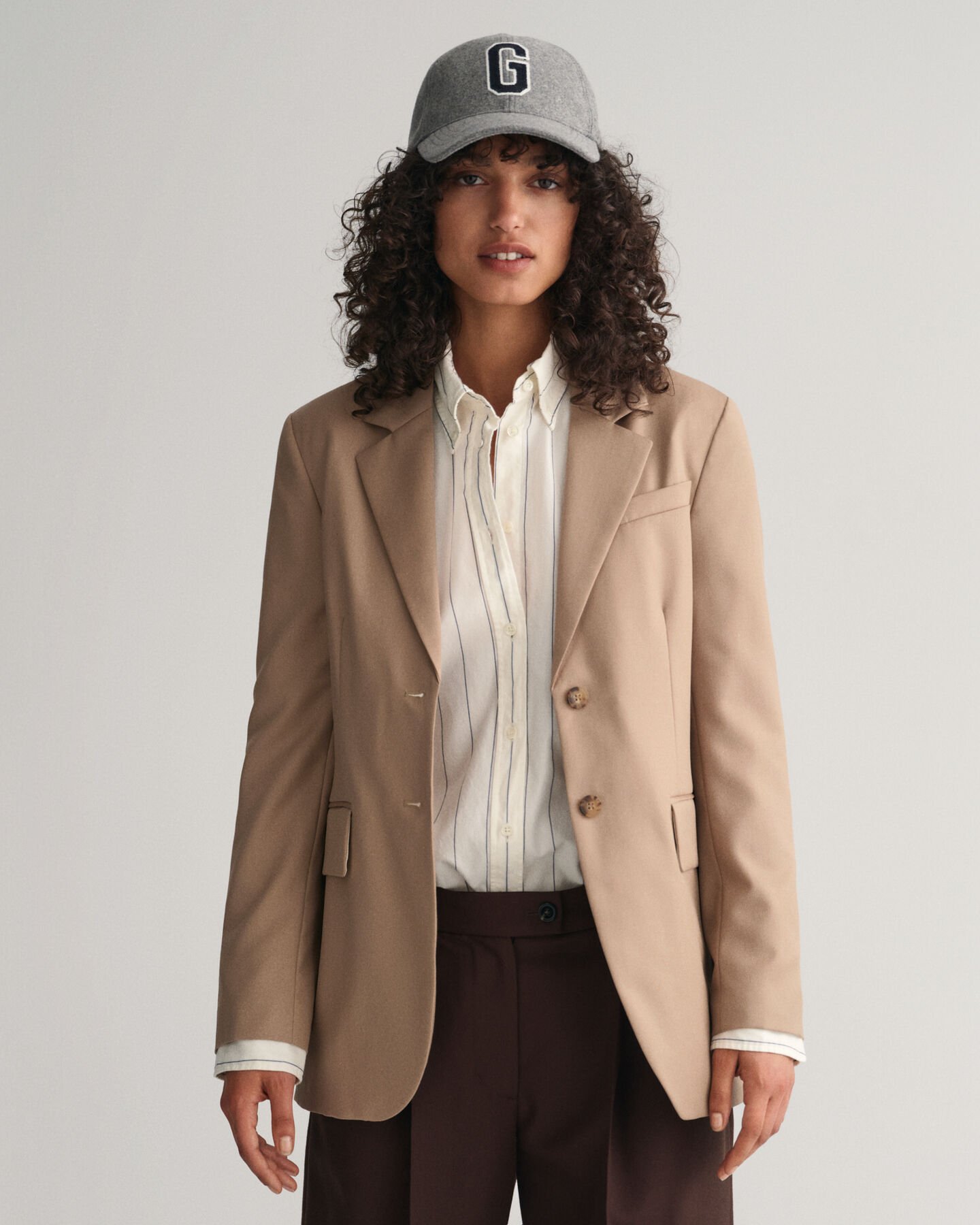 Regular fit uldblazer