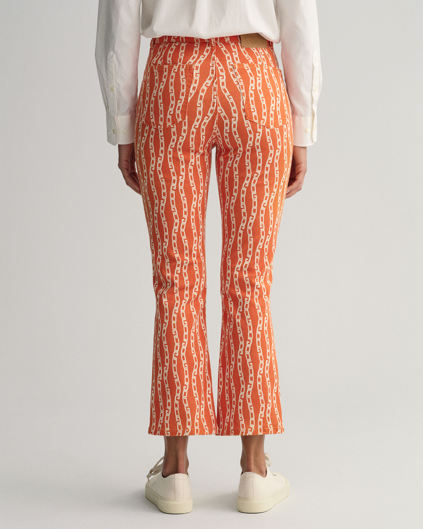 Korte jeans med Chain-tryk