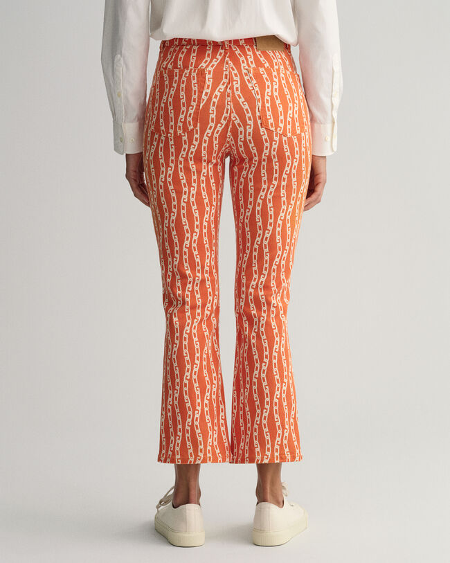 Korte jeans med Chain-tryk