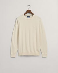 Crewneck sweater i supimabomuld