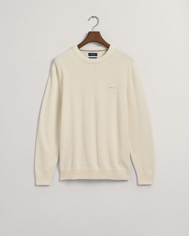 Crewneck sweater i supimabomuld