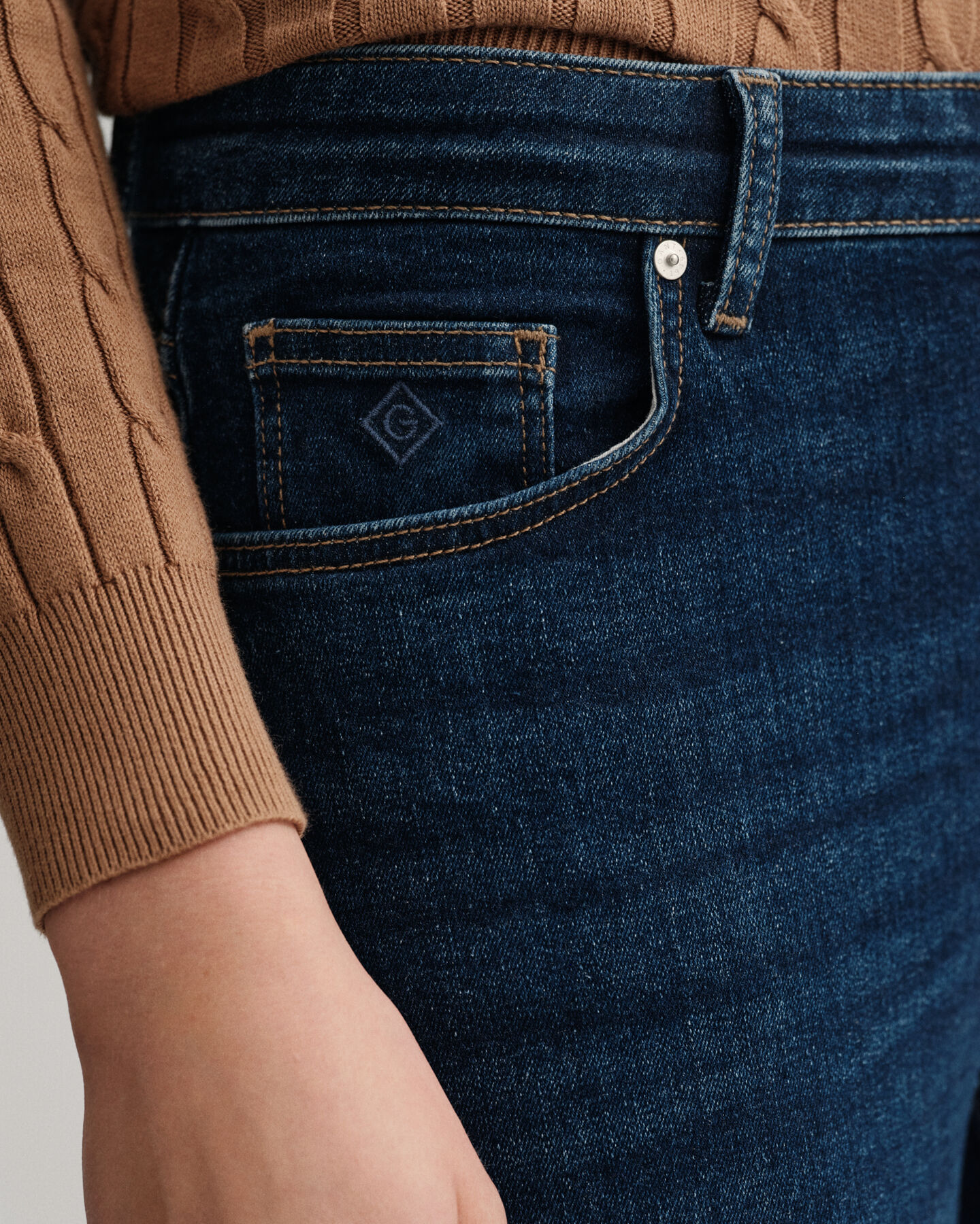 Farla Slim fit korte jeans