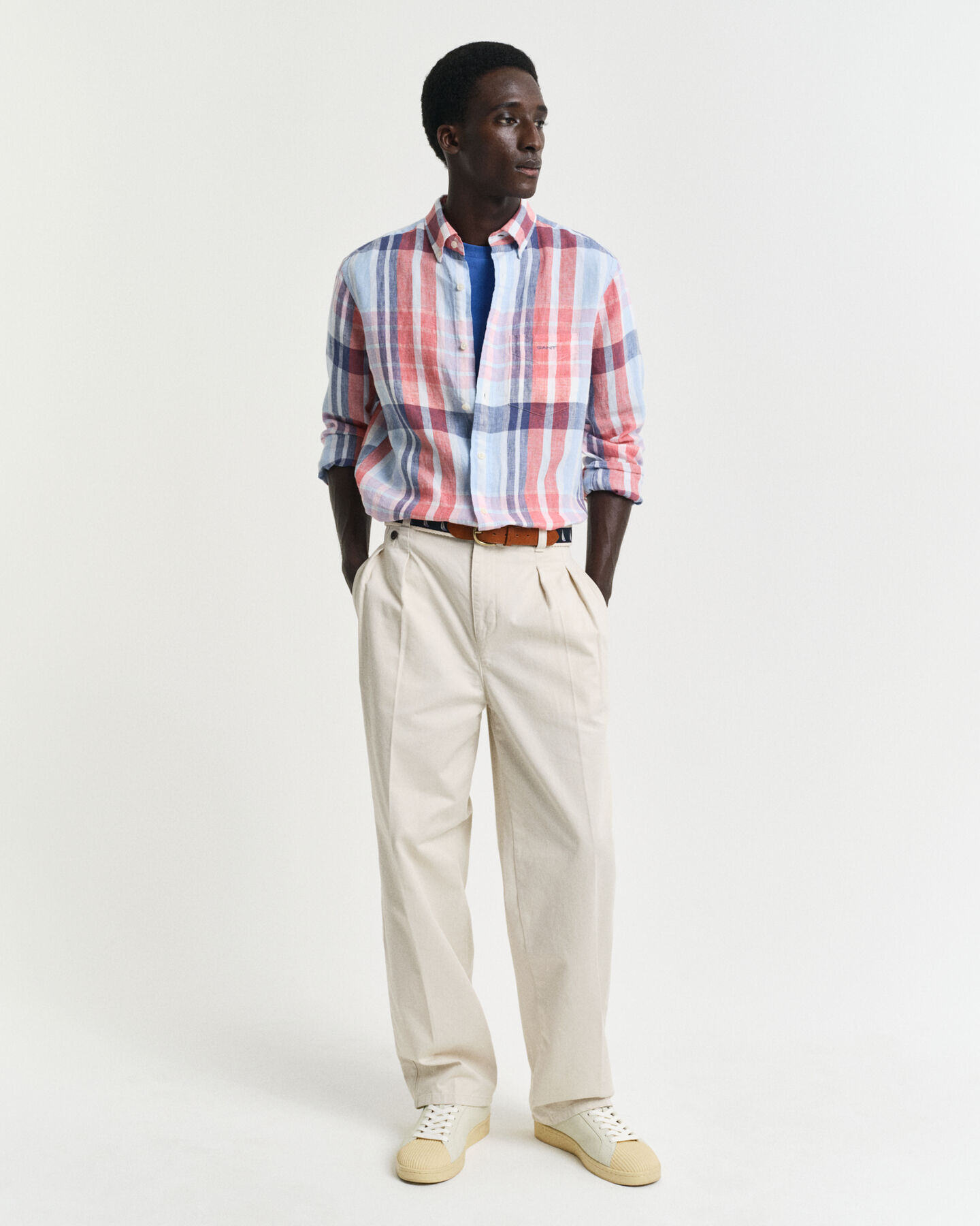 Regular fit skjorte af madrashør