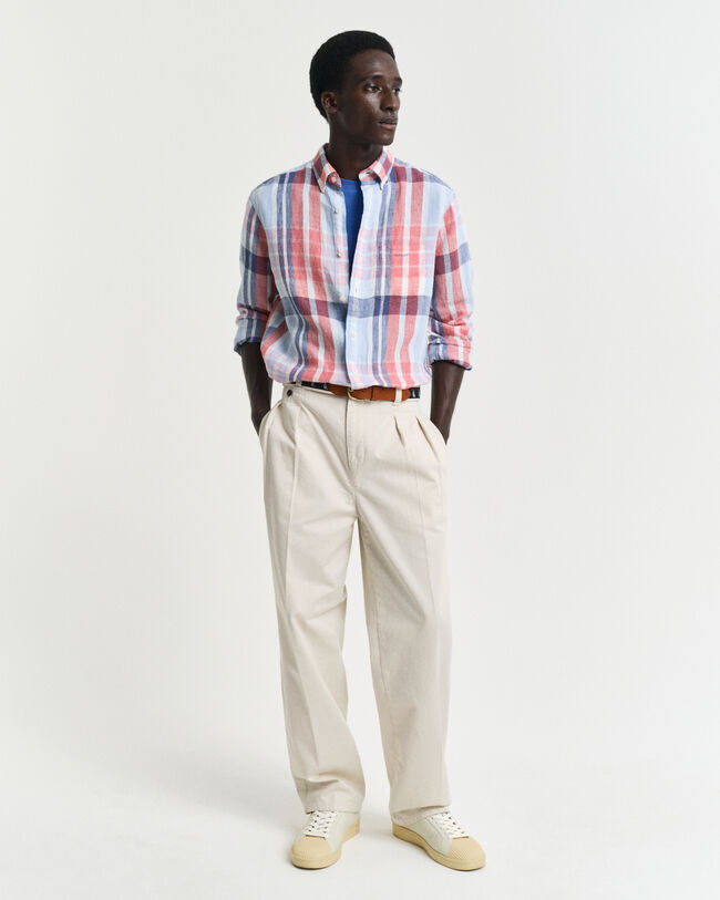 Regular fit skjorte af madrashør