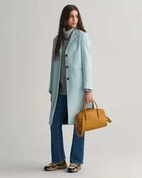 Skræddersyet frakke af uldblanding