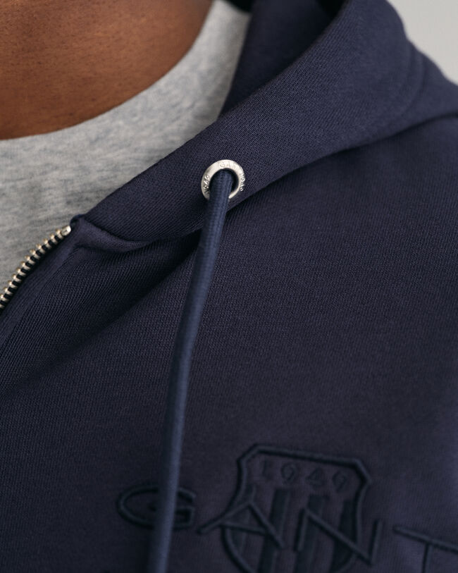 Tonal Shield hættetrøje med lynlås