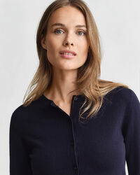 Let crewneck cardigan