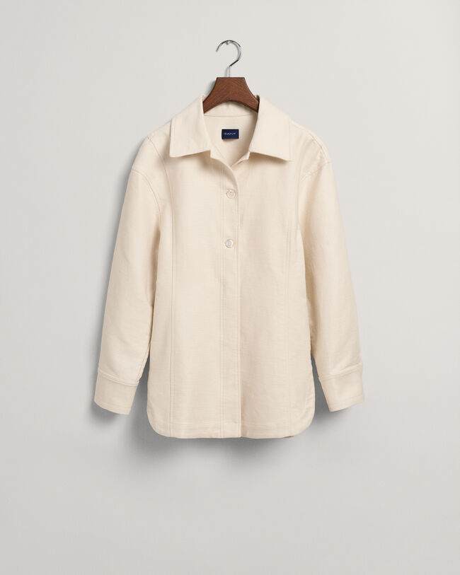 Tekstureret skjortejakke