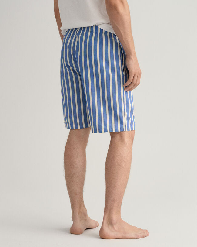 Oxford stribede pyjamasshorts