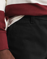 Relaxed fit chinobukser af bomuldstwill