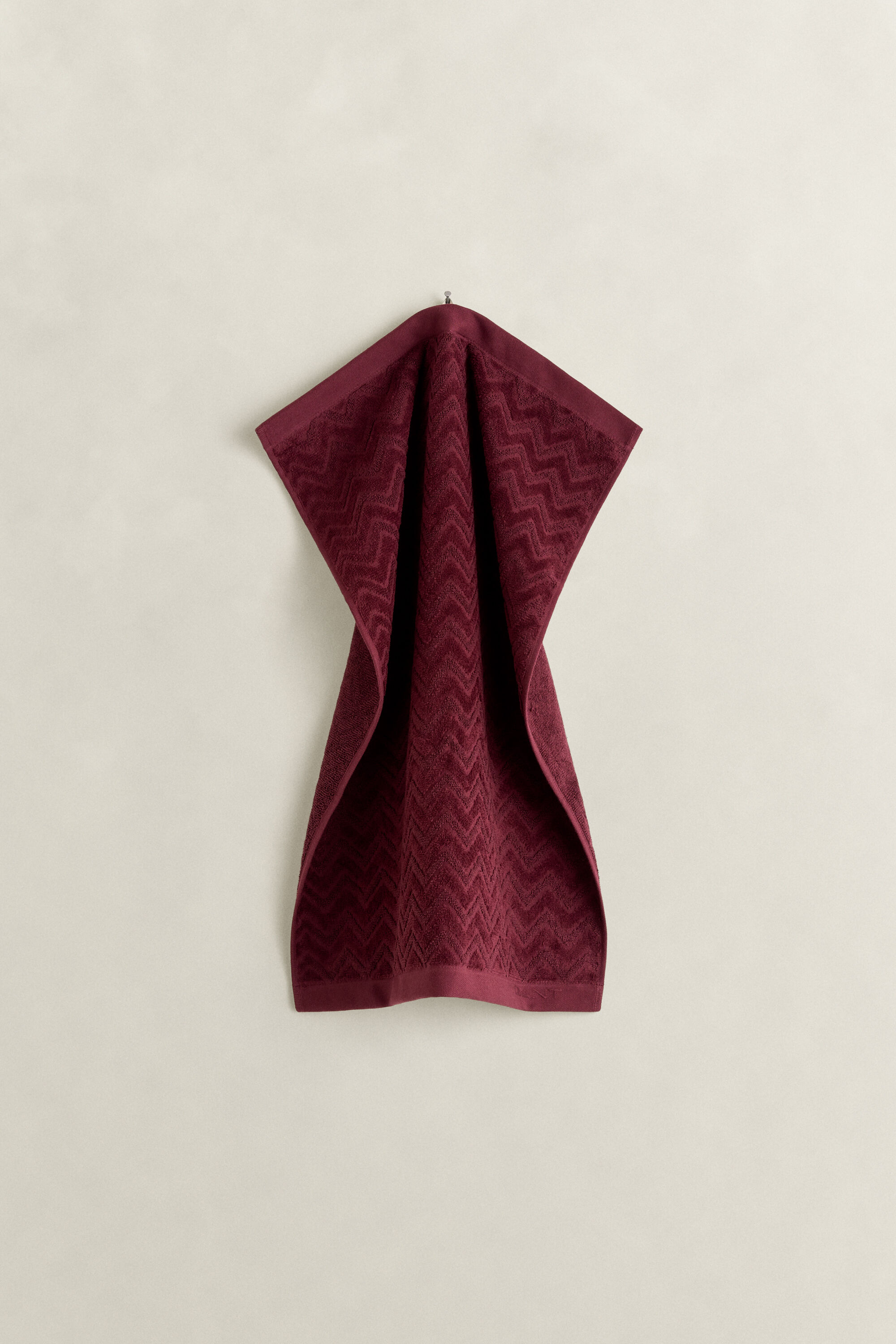 Jacquard sildebensmønstret håndklæde 50X70