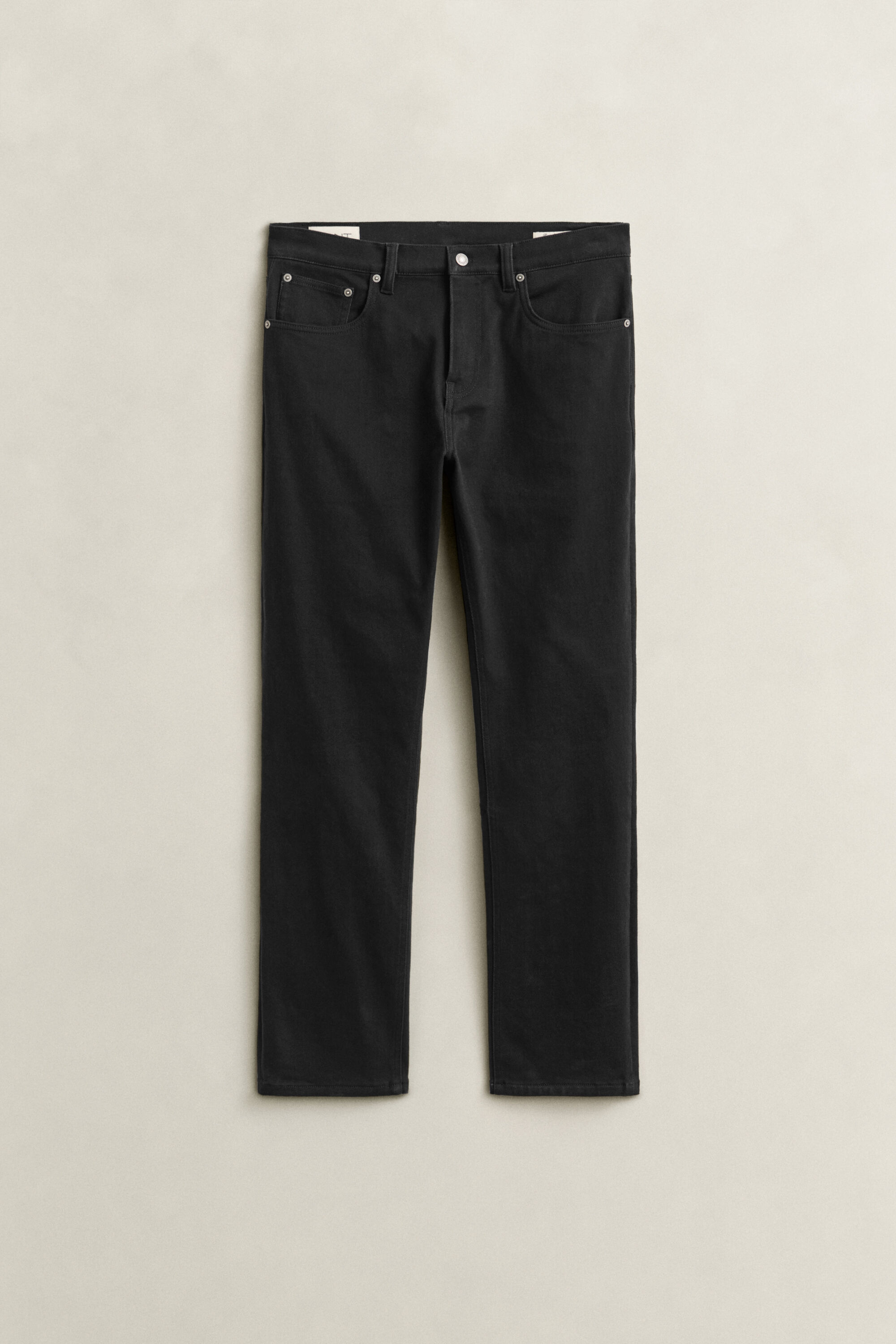 Regular fit jeans i twill