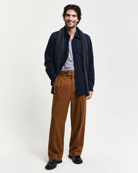 Sweater med V-hals sweater af ekstra fin merinould