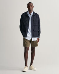 Regular fit stribet skjorte af h&oslash;r