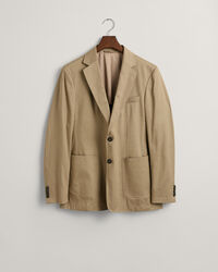 Jakkesæt-blazer af hør og bomuld