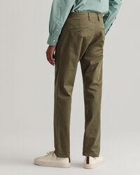 Hallden Slim fit chinobukser af twill