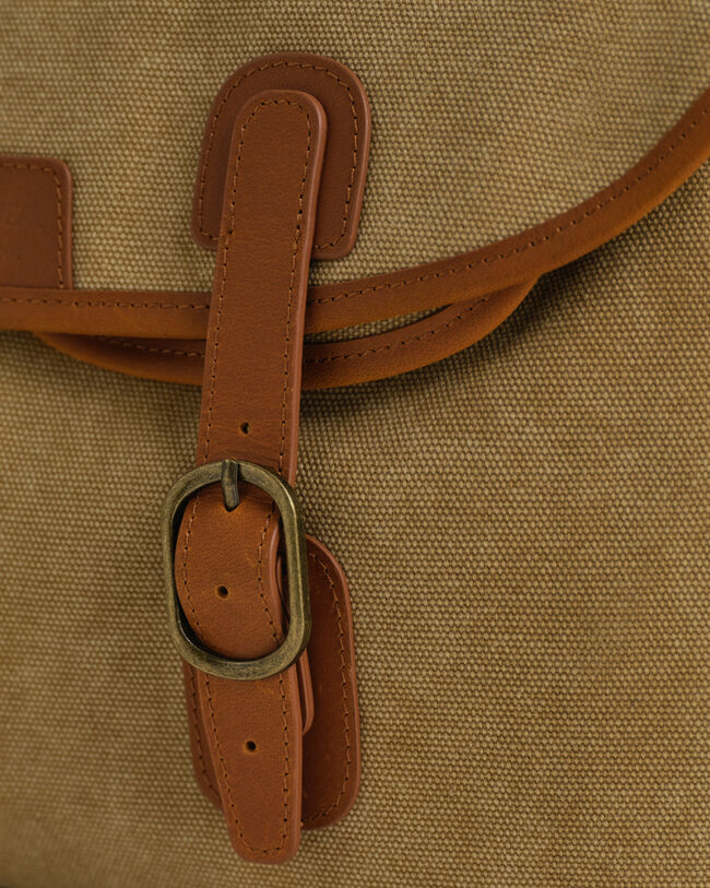 Fisketaske i vasket lærred